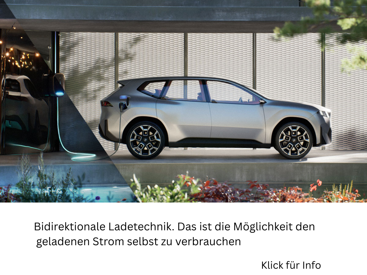 bidirektionales laden- eine Ladetechnik die es ermöglicht den geladenen Strom vom Elektroauto fürs Eigenheim zu nutzen
